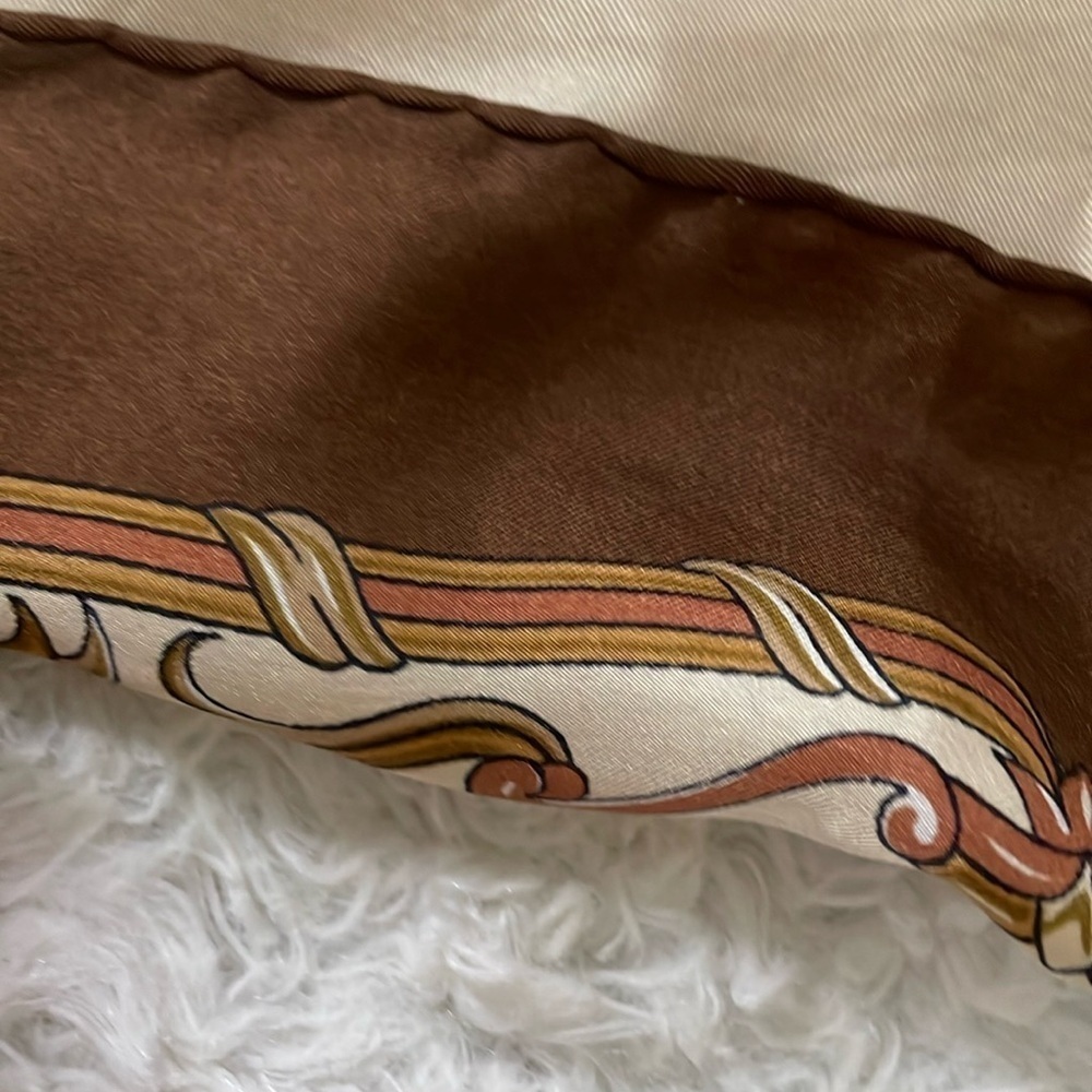 Michele Paris Brown and Cream Scarf - Picture 7 of 13